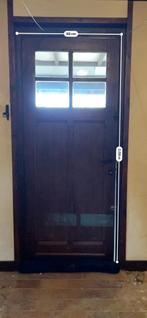 dubbele deur en enkele deur met glas, Doe-het-zelf en Bouw, Ophalen, Gebruikt, Glas, Buitendeur