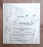 Papieren zakje in bruin papier van Studio S. Kennes Diest, Photo, Utilisé, Enlèvement ou Envoi