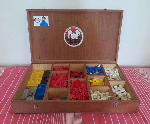 Vintage Lego houten kist, Kinderen en Baby's, Speelgoed | Duplo en Lego, Gebruikt, Lego, Losse stenen, Ophalen