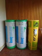 2x Rollen Glaswol 200mm en 1 Rol Glaswol 80mm, 12 cm of meer, Nieuw, 5 tot 10 m², Glaswol