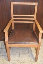 Eiken bureaustoel met leuningen, Antiek en Kunst, Antiek | Meubels | Stoelen en Sofa's, Ophalen