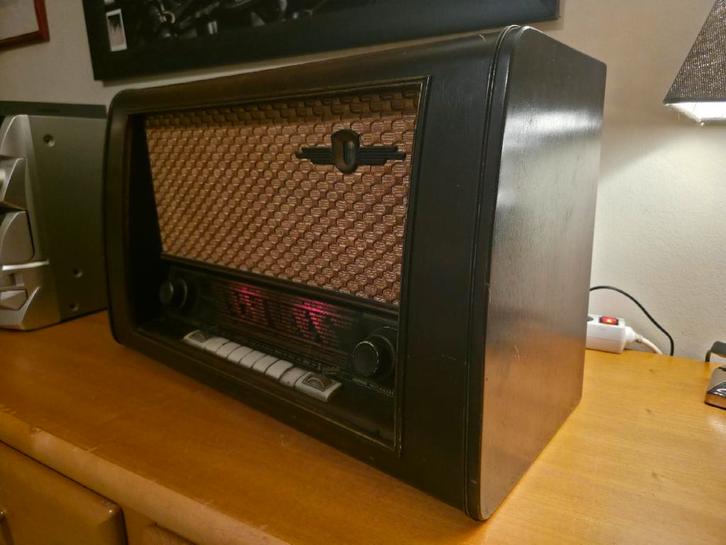 Jaren 50 radio Nordmende, Antiek en Kunst, Antiek | Tv's en Audio, Ophalen