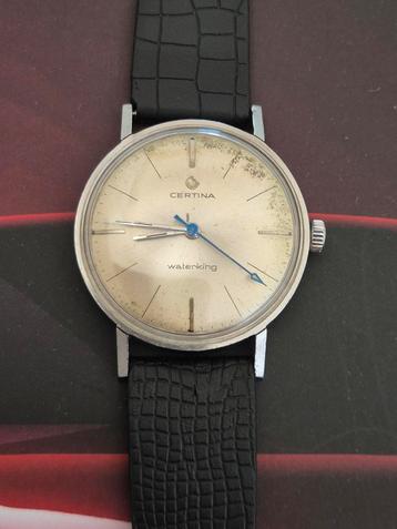 Vintage horloge Certina waterking mechanische handopwinder  beschikbaar voor biedingen