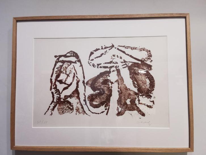 Litho Pierre Alechinsky (zeer beperkte oplage), Antiek en Kunst, Kunst | Schilderijen | Klassiek, Ophalen