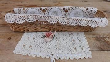 Rieten stokbroodmand, 49 cm beschikbaar voor biedingen