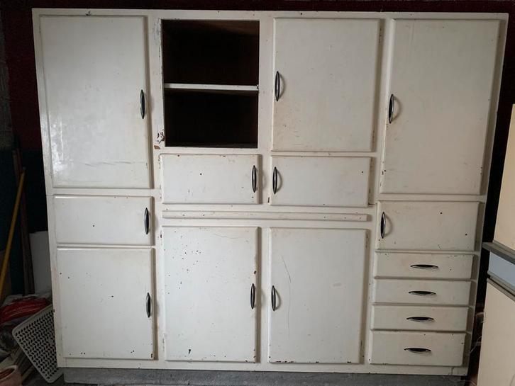 Ancienne armoire de cuisine vintage, Maison & Meubles, Armoires | Casiers, Utilisé, Enlèvement