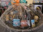 Geschenkmand met 14 Belgische bieren – nieuw & verpakt, Ophalen
