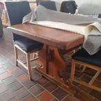dressoirkast eettafel 6 stoelen, Huis en Inrichting, Tafels | Eettafels, Ophalen, Gebruikt, Rond, Vijf personen of meer