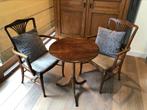 Table à thé pliable ancienne avec 2 chaises assorties, Enlèvement, Utilisé