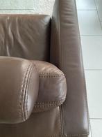 Lederen 2,5 zits zitbank, Huis en Inrichting, Zetels | Zetels, Ophalen, Gebruikt, Minder dan 75 cm, Tweepersoons