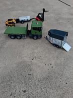 Bruder vrachtwagen, paardenremork, heftruck, remork,..., Ophalen, Gebruikt