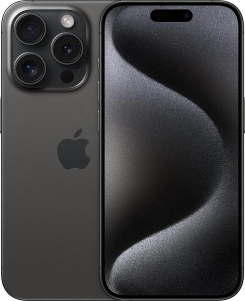 iPhone 15 PRO - 512GB Titanium black, Télécoms, Téléphonie mobile | Apple iPhone, Comme neuf, 512 GB, iPhone 15 Pro, Noir, Enlèvement ou Envoi