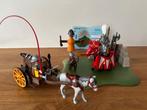 Playmobil Knights 5168 Riddertoernooi en kanon transport, Ophalen of Verzenden, Zo goed als nieuw, Complete set