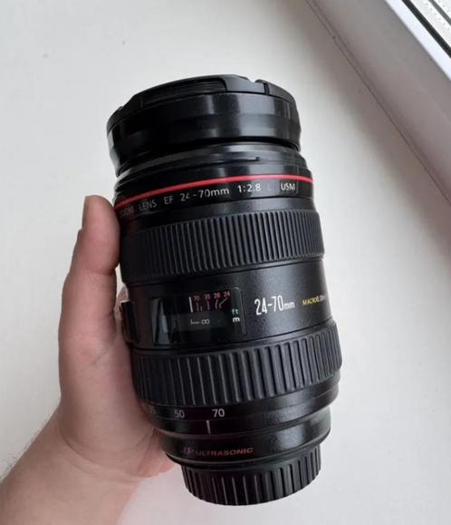 Canon EF 24 70mm f 2.8 usm objectief, Audio, Tv en Foto, Foto | Lenzen en Objectieven, Gebruikt, Standaardlens, Zoom, Ophalen of Verzenden