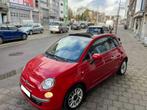 Fiat 500c Cabriolet 0.9i Benzine Airco Gekeurd met carpass, Auto's, Voorwielaandrijving, Cabriolet, Leder, Bedrijf