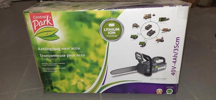 accu kettingzaag, Doe-het-zelf en Bouw, Gereedschap | Zaagmachines, Nieuw, Kettingzaag, 30 tot 70 mm, Ophalen