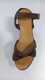 Zéér mooie sandaal in donker khaki maat 39, Ophalen, Exit, Overige kleuren, Sandalen of Muiltjes