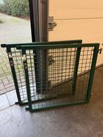 2x tuinpoort/ hekpoort groen, Ophalen, Zo goed als nieuw