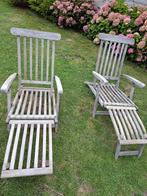 2 teak ligbedden, Ophalen, Gebruikt