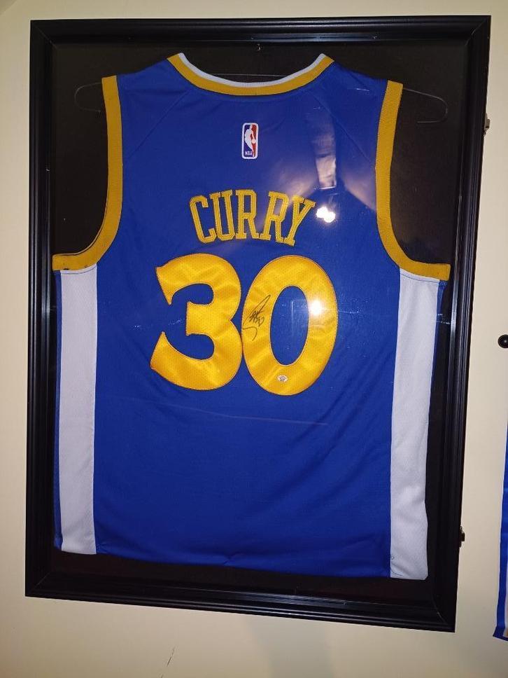 Maillot NBA Stephen Curry signé, Verzamelen, Sportartikelen en Voetbal, Shirt, Ophalen