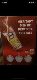 Reclamebord Cristal Alken, Verzamelen, Ophalen, Zo goed als nieuw, Reclamebord