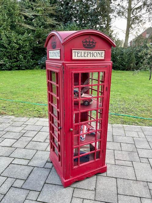 London telefoonkast - uniek!, Antiek en Kunst, Antiek | Meubels | Kasten, Ophalen