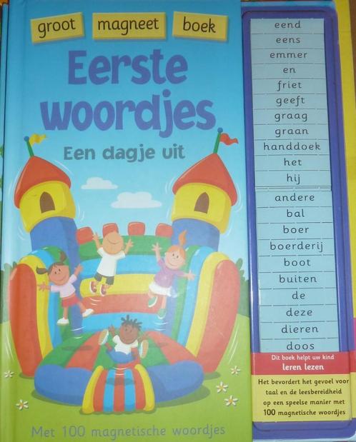 Groot magneet boek - Eerste woordjes - Een dagje uit, Enfants & Bébés, Jouets | Éducatifs & Créatifs, Neuf, Langue et Lecture