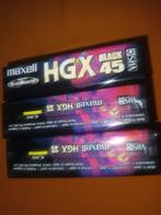 Cassettes/lot 3x maxell HGX Black 45*, CD & DVD, Cassettes audio, Enlèvement ou Envoi, Autres genres, Neuf, dans son emballage