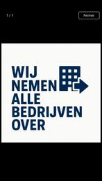 Wij nemen alle bedrijven over, Zakelijke goederen, Exploitaties en Overnames