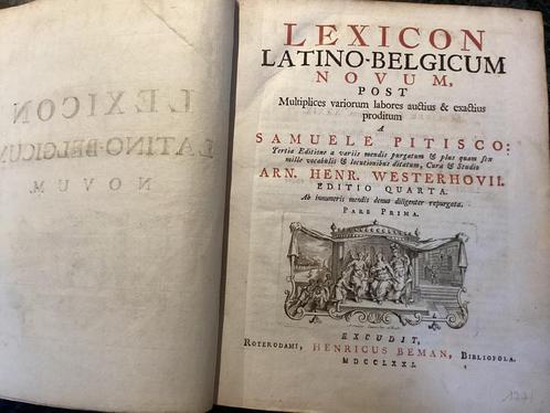 Lexicon Latino-Belgicum Novum, Antiquités & Art, Antiquités | Livres & Manuscrits