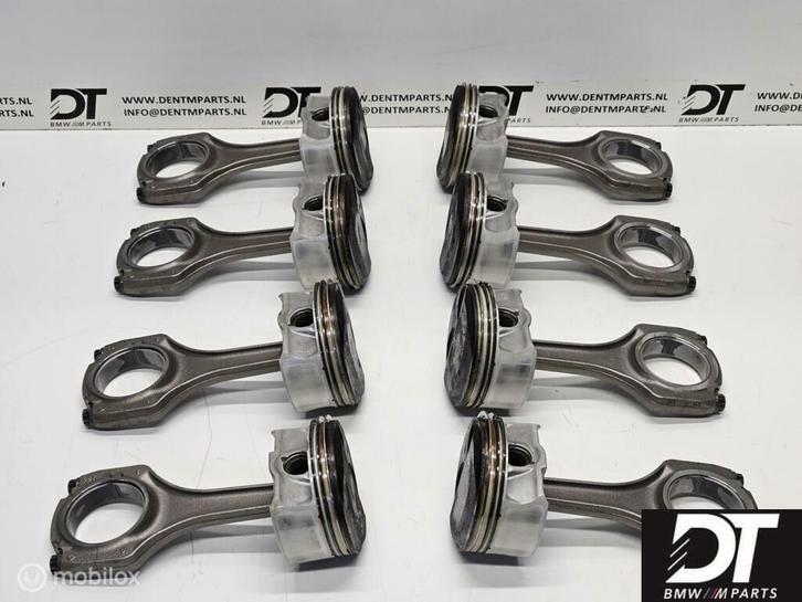 Zuigers + drijfstangen BMW M3 E92 S65 V8 S65B40 11257840922, Auto-onderdelen, Motor en Toebehoren, BMW, Gebruikt, Ophalen of Verzenden