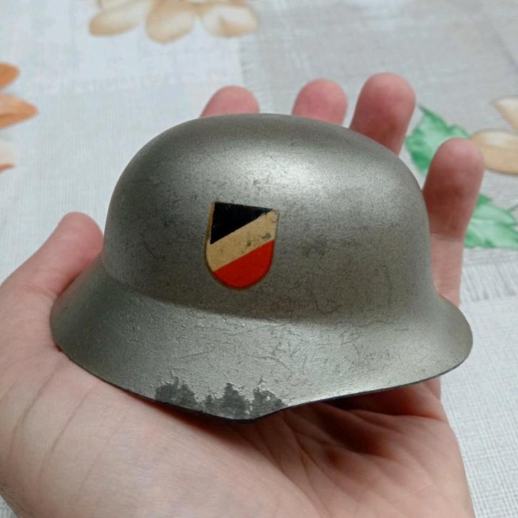 wo2 Duits originele huwelijkshelm DD Heer, Verzamelen, Militaria | Tweede Wereldoorlog, Landmacht, Helm of Baret, Ophalen of Verzenden