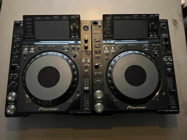 Set Pioneer CDJ 2000 NXS, Muziek en Instrumenten, Dj-sets en Draaitafels, Gebruikt, Draaitafel, Pioneer, Ophalen