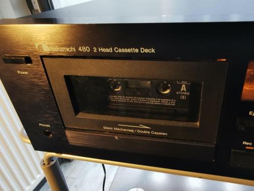 NAKAMICHI 480 - DECK K7 - HI-FI - VOOR CONNOISSEUR(S), Audio, Tv en Foto, Cassettedecks, Enkel, Overige merken, Tape counter, Ophalen