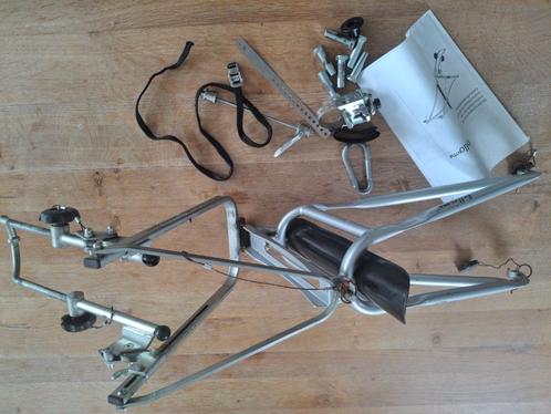Follow me tandem, Fietsen en Brommers, Fietsaccessoires | Aanhangwagens en Karren, Gebruikt, Aanhangfiets, 20 tot 40 kg, Opvouwbaar