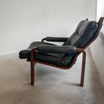 Chaise longue/fauteuil/siège simple en cuir vintage, Enlèvement ou Envoi