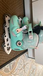 Meisjes skeelers met lichtgevende wieltjes, Sport en Fitness, Skeelers, Verstelbaar, Kinderen, Zo goed als nieuw, Inline skates 4 wielen