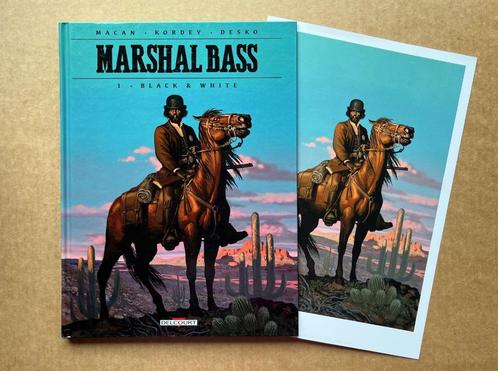 Marshal Bass T1+Bonus- Black & white - Kordey-2017- Delcourt, Boeken, Stripverhalen, Verzenden