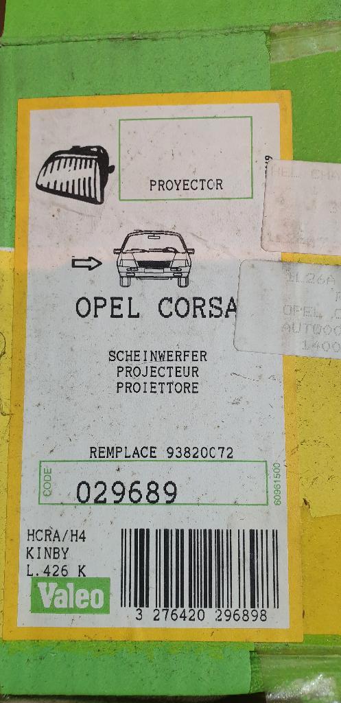 OPEL CORSA A PHARE ET CLIGNOTEURS., Autos : Pièces & Accessoires, Éclairage, Opel, Neuf, Enlèvement ou Envoi