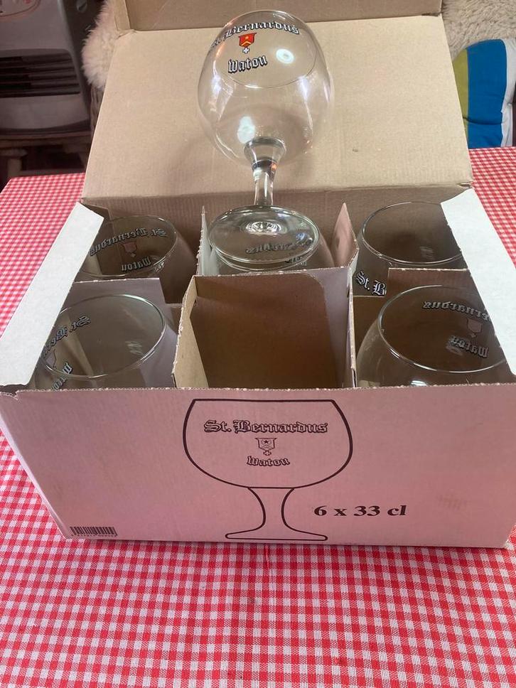 Set van 2x6 bierglazen, Collections, Verres & Petits Verres, Enlèvement