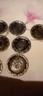 Verzilverde onderzetters, Huis en Inrichting, Woonaccessoires | Onderzetters, Ophalen