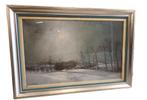 Jaak Van Den Seylbergh (1884-1960) winterlandschap, Antiek en Kunst, Kunst | Tekeningen en Fotografie, Ophalen