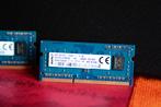 Kingston 4GB laptop ram DD3 1600Mhz, Computers en Software, RAM geheugen, DDR3, Ophalen of Verzenden, Zo goed als nieuw, Laptop