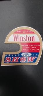 Sticker autocollant rally Ford Winston sigaretten vintage, Gebruikt, Ophalen of Verzenden