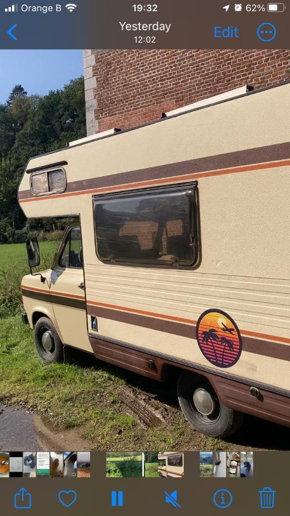 Camper Ford Transit MK 2, Caravans en Kamperen, Mobilhomes, Particulier, tot en met 4, Half-integraal, Ford, Diesel, Ophalen