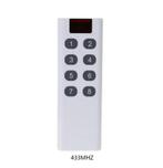 433 MHz Afstandsbediening 8 kanalen Handzender - Universeel, Audio, Tv en Foto, Afstandsbedieningen, Ophalen of Verzenden, Nieuw