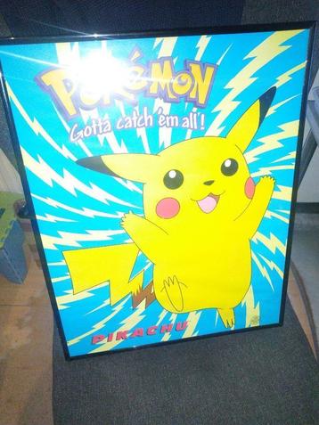 Pikachu poster in frame  beschikbaar voor biedingen
