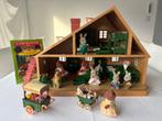 Figurines et Maison Sylvanian Families meublée vintage, Enlèvement, Utilisé, Maison de poupées