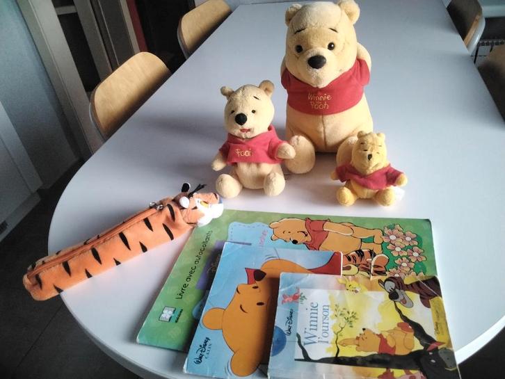 Disney WINNIE THE POOH veel/knuffeldieren en boeken, Kinderen en Baby's, Speelgoed | Actiefiguren, Gebruikt, Ophalen of Verzenden