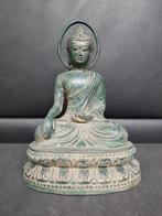 Bouddha statue en bronze/Bhumiparsa Mudra/Asie, Enlèvement ou Envoi, Neuf